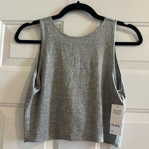 Gilly Hicks Open Back Knot Cozy Tank Top